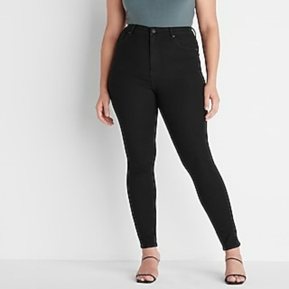 NWOT Super High Waisted FlexX Black Skinny Jeans